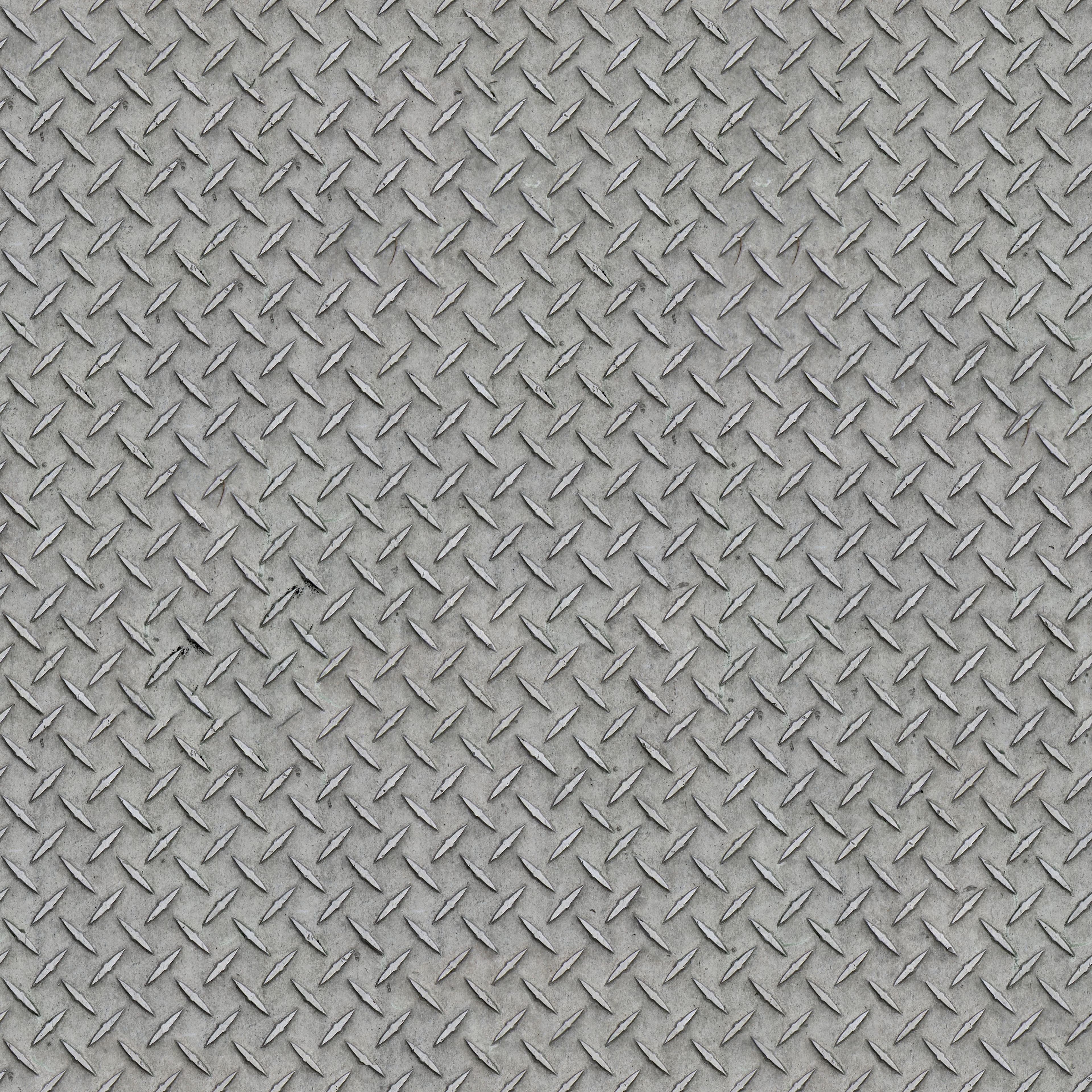 Close-up of steel checker plate texture